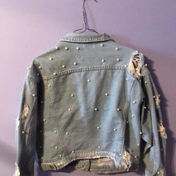 - Pearls Denim Jacket - Picture 4 of 4